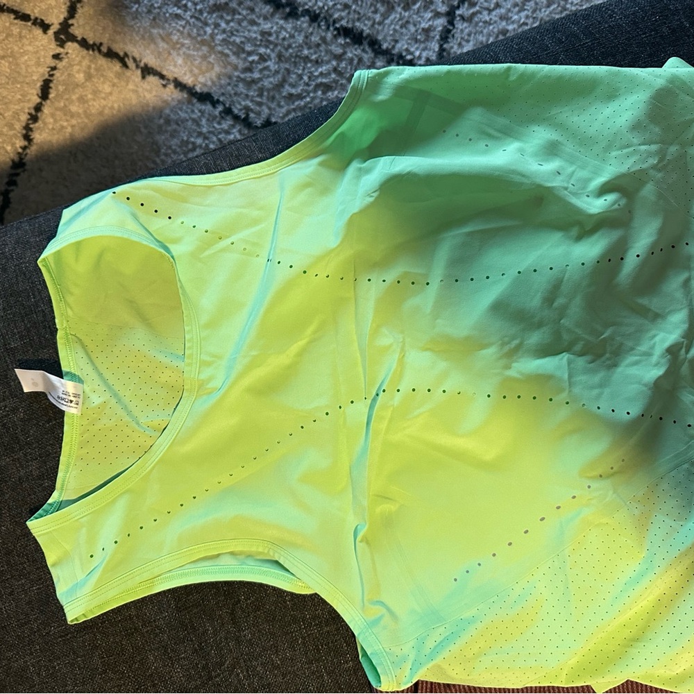 Green Sleeveless Women's Top